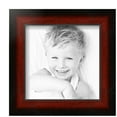 thumbnail image 2 of ArtToFrames 8" x 8" Matte mahogany Diploma Picture Frame, 8x8 inch Brown Wood Poster Frame (WOM-5108), 3 Pack, 2 of 6