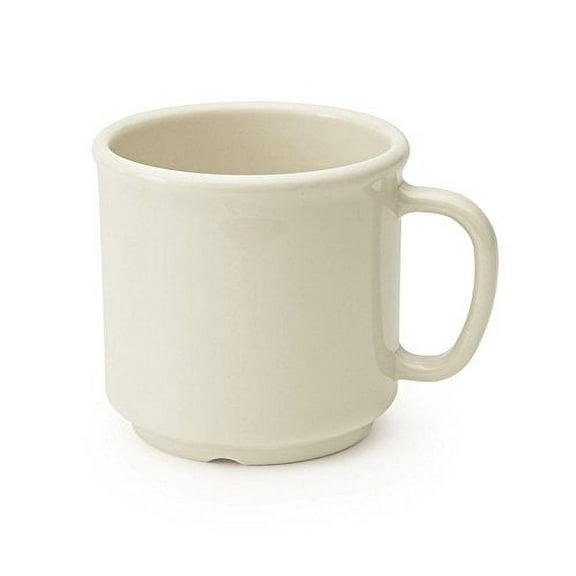 GET S-12-IV Shatter-Resistant Coffe Mug, 12 Ounce, Ivory (Set of 12)
