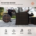 thumbnail image 4 of Outsunny 6PCS Patio Furniture Set Rattan Wicker Patio Sofa Set, Cream White, 4 of 10