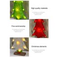 thumbnail image 5 of Mini Desktop Luminous Christmas Tree with LED Lamps Craft Ornament for Home Festival Present for Children, 5 of 8
