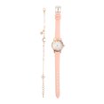 thumbnail image 1 of 1 Set Mujer pulsera y reloj conjunto de cuero Cuarzo Reloj de pulsera Regalo de Navidad, 1 of 3