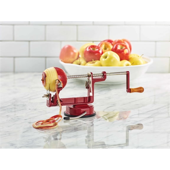 Swing A Way Peel Away Cast Iron Apple Peeler with Suction-cup
