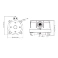 thumbnail image 4 of Interruptor de presión diferencial, 20-200Pa Interruptor de presión mecánico ajustable con herramientas de montaje, contacto SPDT, interruptor de presión de chimenea para aire, gas ANGGREK Otros, 4 of 9