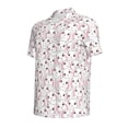 thumbnail image 3 of Daiia Cute Rabbit Pattern Men’s Polo Shirts,Solid Deck Shirt,Classic Fit, Breathable Cotton Polo for Casual and Sport Wear-XX-Large, 3 of 9