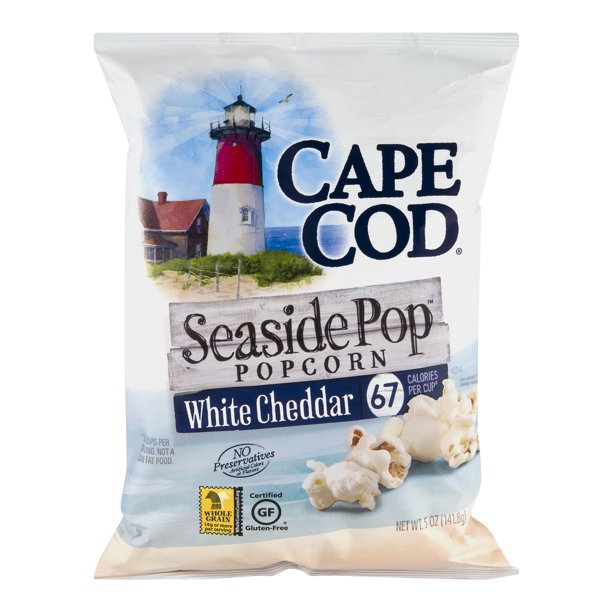 Cape Cod White Cheddar Seaside Pop Popcorn, 5 Oz.