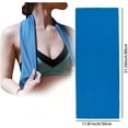 thumbnail image 2 of 10 Uds. Toalla de enfriamiento Toalla de hielo Toallas de enfriamiento para el cuello y la cara Toalla de enfriamiento de microfibra para gimnasio, viajes, yoga, camping, correr, (10 colores, 2 of 5