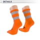 thumbnail image 4 of Calcetines de ciclismo anti-fricción m calcetines de bicicleta al aire libre naranja, gris unisex 1 par a juego reflectante, 4 of 6