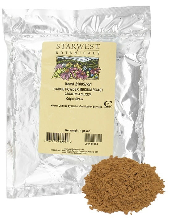 Starwest Botanicals Bulk Carob Powder Medium Roast 1 lb.