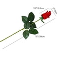thumbnail image 2 of 10pcs Rainbow Fake Flowers Artificial Silk Rose Flowers 15" for Valentine’s Day Mother's Day Easter Home Decoration Bridal Wedding Bouquet Parties and Halloween Decorations, 2 of 5