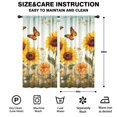 thumbnail image 2 of Blackout Kids Curtains,Sunflowers and Butterflies Childrens Insulated Curtains Set Of 2,Bedroom Essentials,Toddler Room Decor 42x84in(106x213cm), 2 of 4