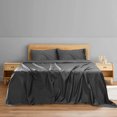 thumbnail image 2 of BLC Queen 100% Cotton Percale Sheet Set 4 piece Hotel Quality Sheets Gray color 300 Thread Count Soft Cotton Deep Pocket up to 15-inch Fade and Shrink Resistant, 2 of 7