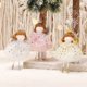thumbnail image 3 of Colgantes de Ángel de encaje navideño, decoraciones para árboles de Navidad, regalos de Navidad de Año Nuevo 2023, adornos navideños para niña ángel, 3 of 4