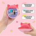 thumbnail image 5 of Étui en Silicone Compatible avec Tamagotchi Pix, Machine de Jeu pour Animal de Compagnie Virtuel, Housse de Protection pour Tamagotchi Pix avec Sangle, 5 of 5