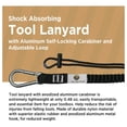 thumbnail image 4 of Universal Full-Body Fall Protection Safety Harness with Dorsal D-Ring and Mating Buckle Legs | High-Visibility Green | Shock Absorbing Lanyard & Tool Lanyard (OSHA/ANSI), 4 of 9