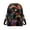Black Cat Floral Print, variant on FUIALDOLG Red Cherry Heart Pattern Practical Sling Bag for Travel Hiking Shopping, Polyester 2 Zipper Pockets Cell Phone Crossbody Bag Sleeve