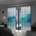 thumbnail image 3 of LFEEY Landscape Painting Blackout Curtains, Bedroom/Living Room Window Decorative Shades Drapes, 42x63 inches, Set of 2, 3 of 6