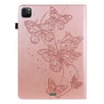 thumbnail image 2 of Allytechgroup Stylish iPad Air 11 Case Cover 2024, Ultra Slim Fit Apple iPad Air Case, 11 inch with Auto Sleep Shockproof Multi-Angle Viewing Stand and Butterfly Embossed Design,Pink, 2 of 3