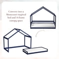 thumbnail image 4 of Little Seeds Trellis House Toddler Bed , Deep Blue, 4 of 12
