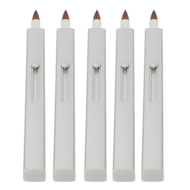 Makeup Brush, Dustproof Lip Brush Set Single Ended Retractable Comfortable for Office