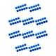 thumbnail image 3 of Eigraketly 10 piezas tornillos hexagonales para bicicleta tapas de rosca plástico resistente al desgaste Kit de pernos y tuercas M6,azul 10piezas, 3 of 6