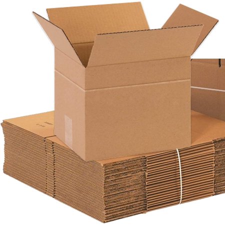 Shipping Boxes Small 10"L x 8"W x 8"H, 25-Pack | Corrugated Cardboard Box for Packing, Moving and Storage 10x8x8 1088