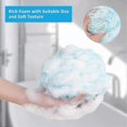 thumbnail image 4 of Shower Puff Loofah 75g/PCS Extra Large Shower Puffs Shower Sponge Shower Scrunchie Body Puff Shower Exfoliating Bath Sponge, 4 of 5