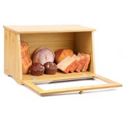 Homekoko Bamboo Single Layer Small Bread box