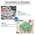 thumbnail image 5 of Green Mahjong Mat with Rules, 31.5*31.5in Anti Slip American Mahjong Mat for Table, Noise Reduction, Neoprene Mah jongg Mats with Carrying Bag & 3 Dices, Mahjong Supplies Gift, Board Tile Games Mats, 5 of 7