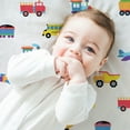 thumbnail image 4 of Wildkin Kids 100% Cotton Flannel Fitted Crib Sheet for Boys and Girls (Trains, Planes & Trucks Blue), 4 of 8