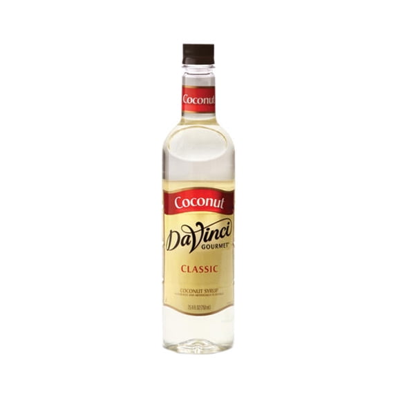 DaVinci Gourmet Classic Coconut Syrup PETcs 4/750 ml