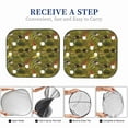 thumbnail image 5 of Goofa Gnomes Playing in the Garden Pattern 2 Piece Car Windshield Sun Shade Foldable | Front Windshield Shade for Sun, Heat and UV Rays | Sunshade for Car Front Window-Large, 5 of 7