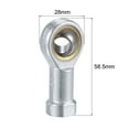 thumbnail image 2 of Uxcell Spherical Rod End Bearings Self-lubricated Joint Bearing Right Hand Female Thread 10mm, 2 of 6