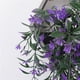 thumbnail image 3 of Plantas de flores artificiales de 78 cm, hojas de enredadera colgantes, decoración para el hogar y el jardín. Púrpura, 3 of 9