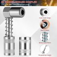 thumbnail image 4 of Grease Coupler Kit Tool Grease Tip 28-Piece Grease Coupler Kit Quick Connect Grease Fittings Complete Lube Accessories, 4 of 8