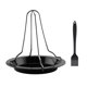 thumbnail image 1 of Estante de parrilla de pavo Estante duradero para de pollo, herramienta desmontable vertical, parrilla de bandeja de material acero inoxidable de piezaza, para , Camping, , B Fanmusic Estante de parrilla de pavo, 1 of 7