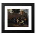 thumbnail image 2 of Jan Van Huchtenburg 14x12 Black Modern Framed Museum Art Print Titled - Casting the Dice for Life or Death (1680 - 1720), 2 of 5