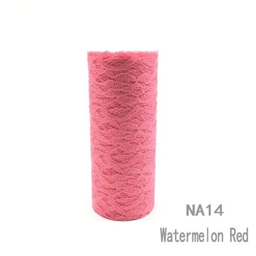 Rollo de tul de encaje de 15cm y 10 yardas, costura de ropa y tela, decoración de boda, silla de fiesta, faja, arco, Decoración de mesa