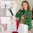 thumbnail image 6 of Xoenoiee Christmas Cookies Sock Tree Star Print Girls Sweatshirts Half Zip Cropped Pullover Xmas Quarter Zipper Hoodies 2025 Fall Fashion Outfits Clothes, 11-12 Years, 6 of 7