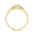 thumbnail image 2 of Rosec Jewels Statement Flower Lab Created Diamond Engagement Ring for Women - EF-VS Quality, 14K Yellow Gold, US 8.50, 2 of 8
