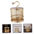 thumbnail image 6 of NICEXMAS Vintage Bird Cage Craft Golden Decorative Bird Cage Adornment for Pet Owners 1Pack, 6 of 7