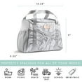 thumbnail image 3 of Lunch on the Go | Lunch Bag for Women | Insulated Lunch Tote for Ladies, Girls, Female | Large Reusable Soft Lunch Box Purse Cooler for School, Work, Office | Large Lunch Tote (Gray Marble), 3 of 7
