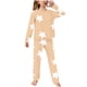 thumbnail image 1 of Odeerbi 2-14 Años Niños Niñas Pijamas Suaves Manga Larga Tops Pantalones Juego Suaves Estrellas Estampadas Ropa de Dormir Franela Juego de Dos Piezas, 1 of 4