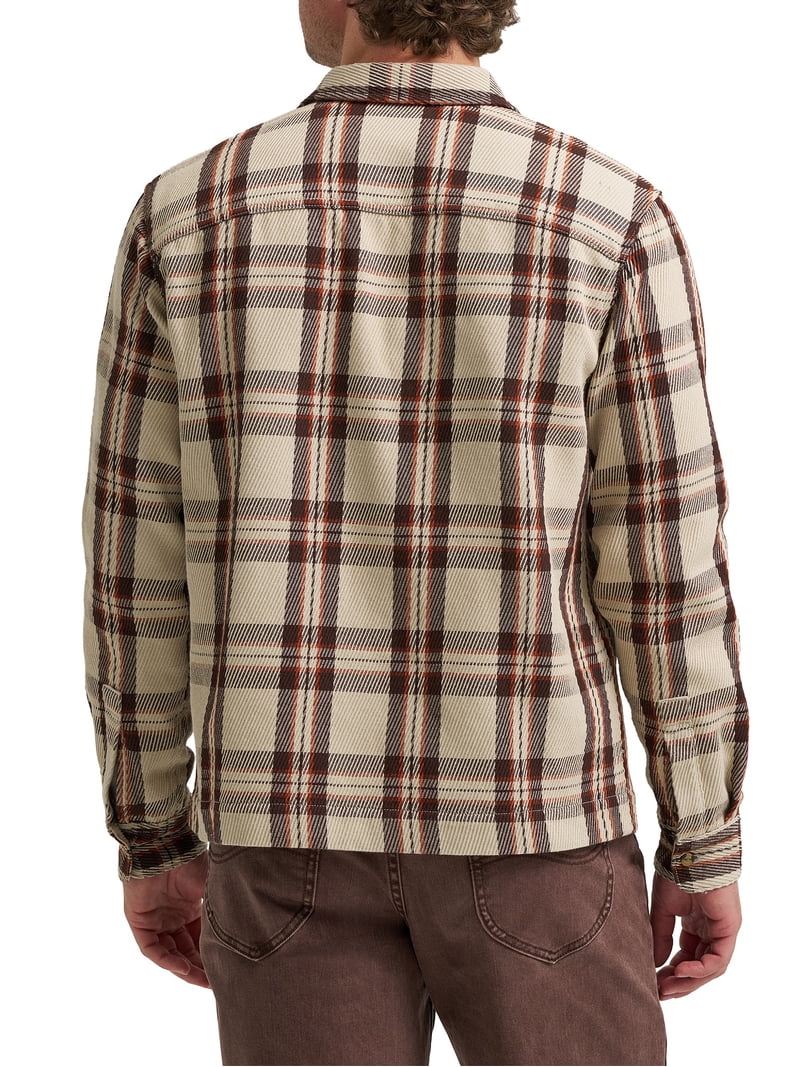 Lee® Men's Heritage Plaid Overshirt - Walmart.com