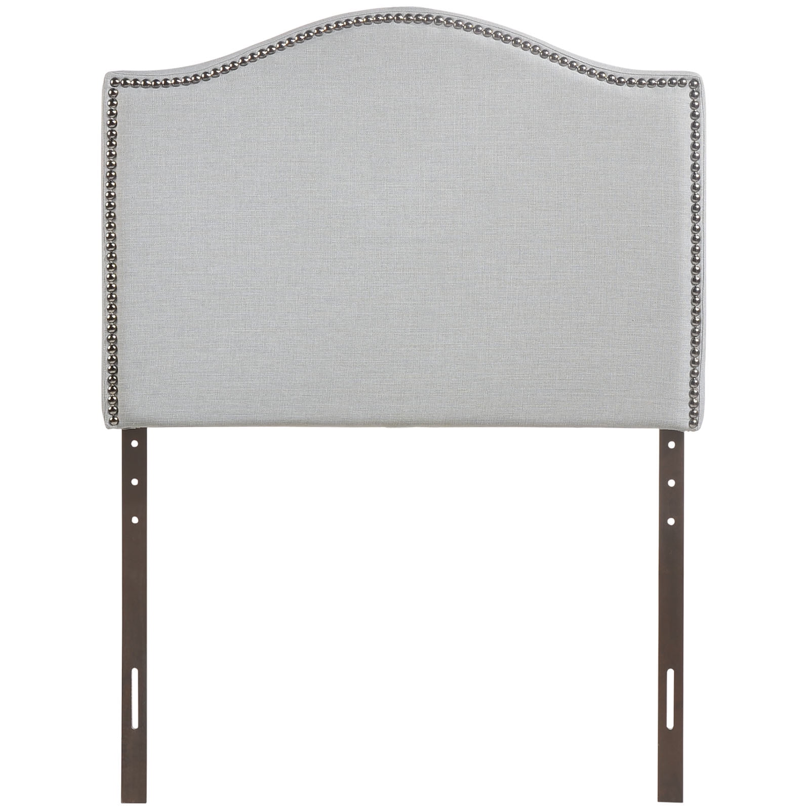 Modway Curl Twin Nailhead Upholstered Headboard, Multiple Colors