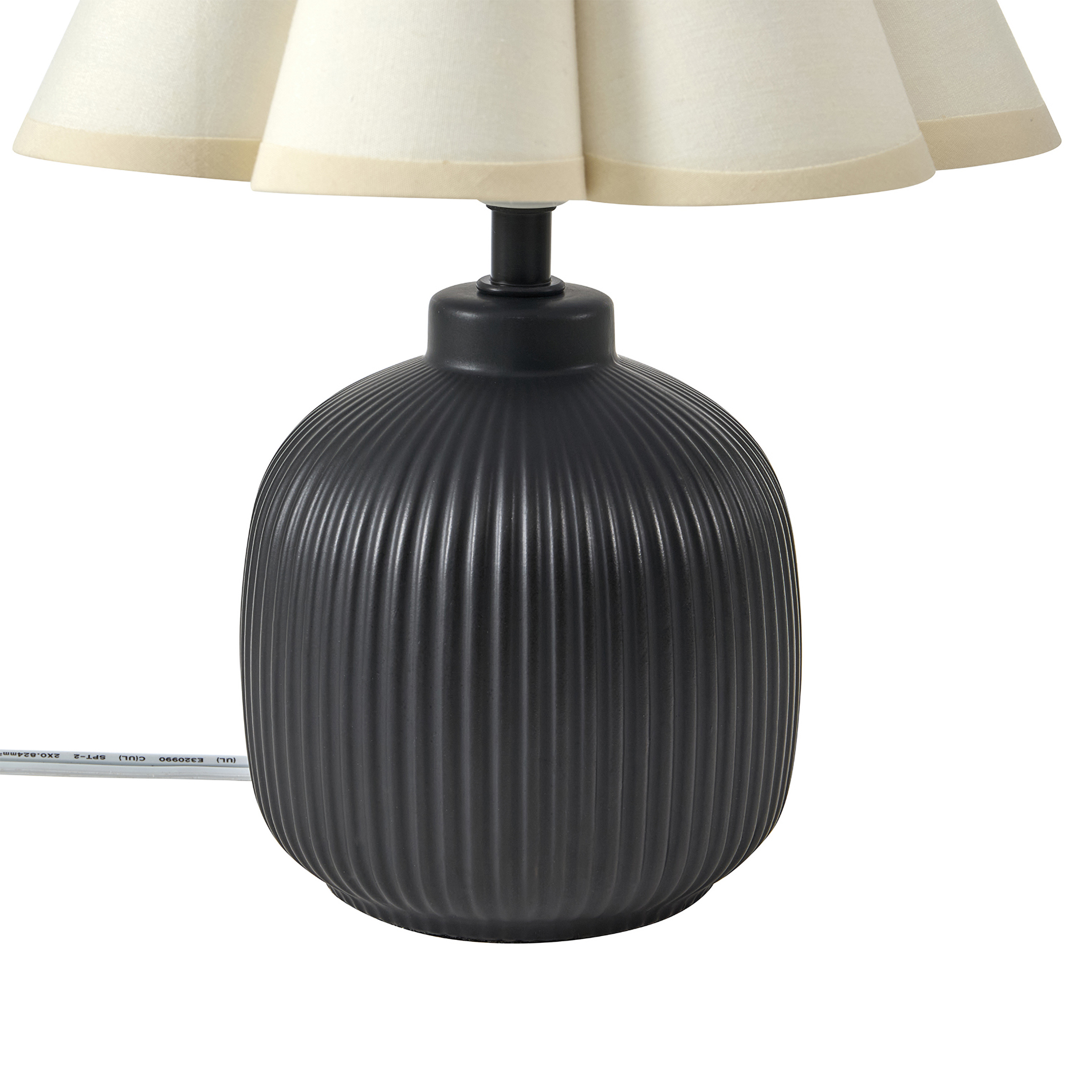 Home Decor Collection 12.5" Black Ceramic Table Lamp photo 5