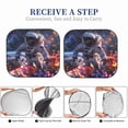 thumbnail image 6 of Sikiie Astronaut In Cosmic Garden Print Foldable Car Windshield Sun Visor, Car Window Sunshade Suitable for Sedan, SUV and Truck Car Accessories-Small, 6 of 6