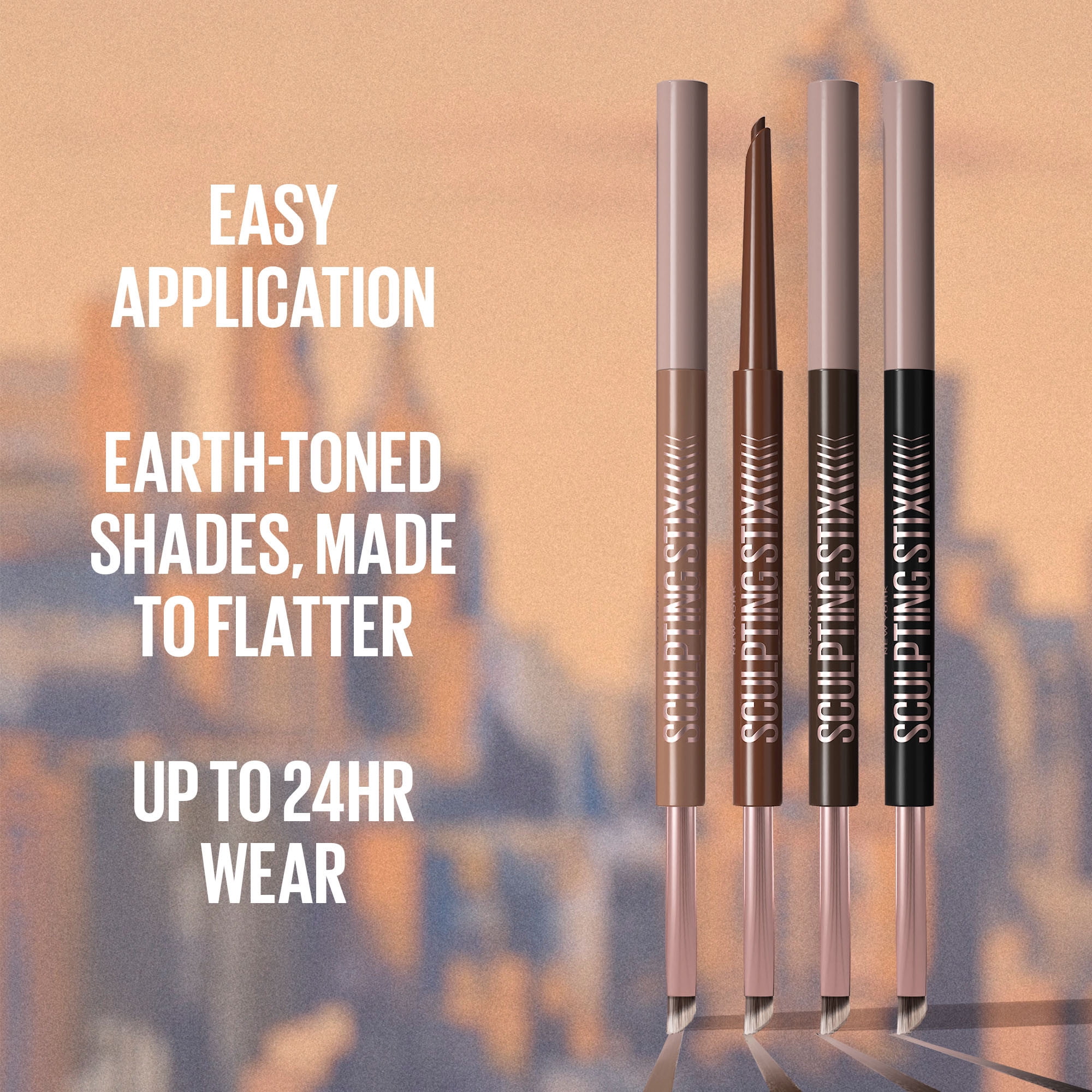 Traceur Pour Les Yeux 2-en-1 Maybelline Sculpting Stix Double Embout 0.7G