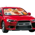thumbnail image 2 of XMXT Car Sun Shade Windshield, Abstract Shape Plant Graffiti Sunshade for Car Windshield Sun Shades for Car SUV Truck, m, 2 of 9