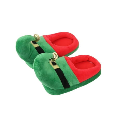 

SIMANLAN Womens Breathable Christmas Slippers Comfort Xmas Home Shoes House Non-slip Cozy Holiday Slipper Green