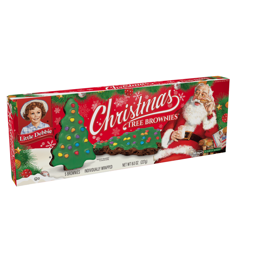 Snack Cakes, Little Debbie Family Pack CHRISTMAS TREE BROWNIES